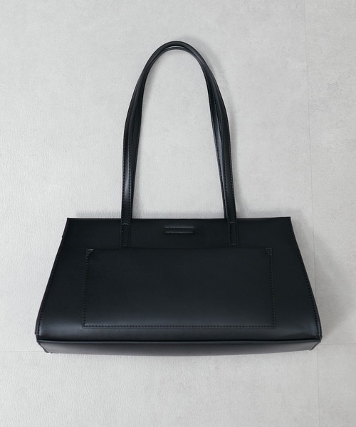 natural couture(ナチュラルクチュール)の「ガラス横長肩入れトートバッグ(ショルダーバッグ・レディース・ピンク/ブラック/アイボリー・FREE)」の5枚目の写真