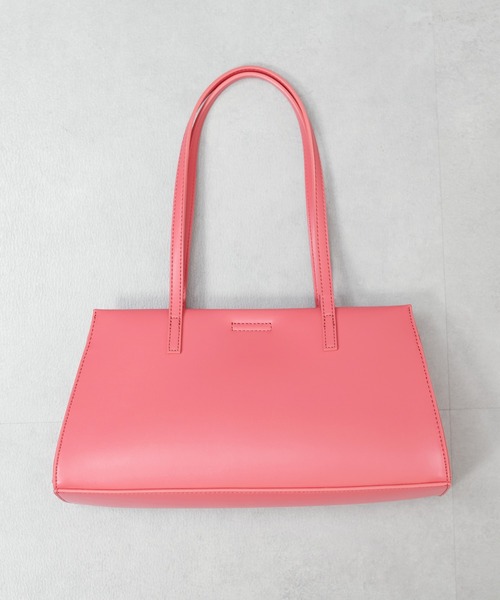 natural couture(ナチュラルクチュール)の「ガラス横長肩入れトートバッグ(ショルダーバッグ・レディース・ピンク/ブラック/アイボリー・FREE)」の18枚目の写真