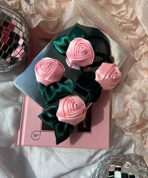 WC(ダブル シー)の「ピンクローズヘアアクセセット(ヘアピン・レディース・その他2/その他1・FREE)」の9枚目の写真