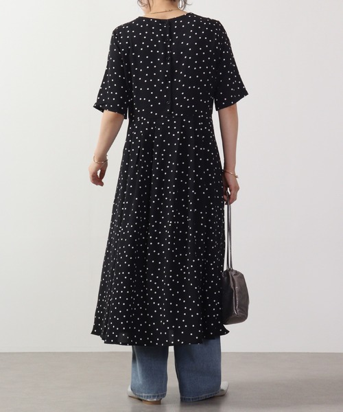 いちごと水玉模様 半袖ワンピース ♢いちご柄ワンピース♢1950s style 1950-032 | Re:tro