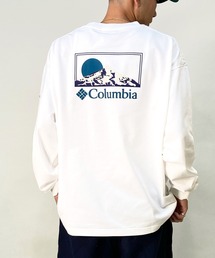 【ムラサキスポーツ別注】columbia/コロンビア SUNRISE EDGE GRAPHIC ロンT オーバーシルエット バックプリント グラフィック風景 PM4853