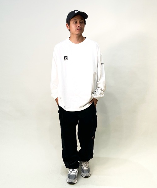 Columbia（コロンビア）の「【ムラサキスポーツ別注】columbia/コロンビア SUNRISE EDGE GRAPHIC ロンT オーバーシルエット バックプリント グラフィック風景 PM4853（Tシャツ/カットソー・メンズ・ホワイト/ブラック/ホワイト×グリーン/ブラック×ブルー/カーキ系2/カーキ系1・XL/XXL/M/L/S）」の19枚目の写真