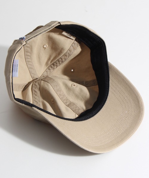 FILA（フィラ）の「【FILA/フィラ】ブランドロゴ刺繍オーガニックコットンツイルキャップ（キャップ・メンズ・ベージュ/ネイビー/イエロー系/オレンジ系/ブラック/ダークパープル/ホワイト・FREE）」の19枚目の写真