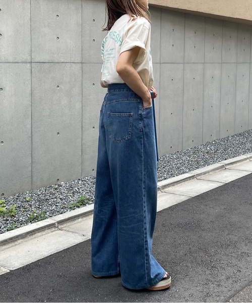 mi via loca（ミヴィアロカ）の「FRUIT of THE LOOM ペイントロゴTシャツ（Tシャツ/カットソー・レディース・ブラック/オフホワイト/ナチュラル・LARGE/X-LARGE）」の9枚目の写真