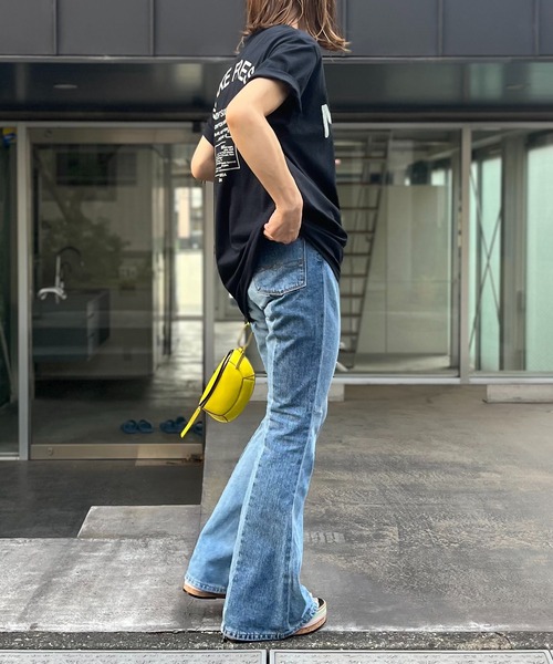 mi via loca（ミヴィアロカ）の「FRUIT of THE LOOM ペイントロゴTシャツ（Tシャツ/カットソー・レディース・ブラック/オフホワイト/ナチュラル・LARGE/X-LARGE）」の21枚目の写真