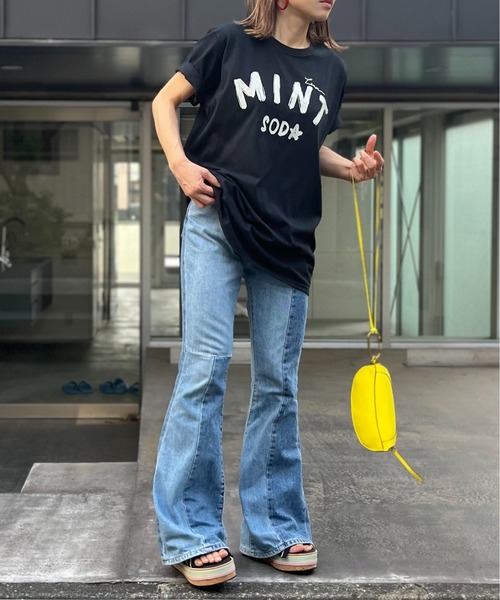 mi via loca（ミヴィアロカ）の「FRUIT of THE LOOM ペイントロゴTシャツ（Tシャツ/カットソー・レディース・ブラック/オフホワイト/ナチュラル・LARGE/X-LARGE）」の17枚目の写真