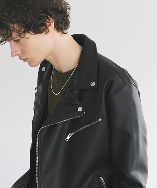 Buyer's Select/合成皮革シングル/ダブルライダーズジャケット