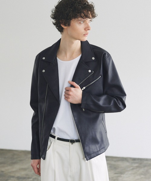 Buyer's Select/合成皮革シングル/ダブルライダーズジャケット
