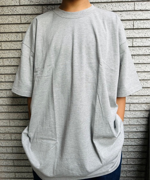 ONE DAY KMC (ワンデイケーエムシー)の「K-pro / 半袖BIG Tシャツ(Tシャツ/カットソー・メンズ・ライトグリーン/ネイビー/オレンジ/オートミール/イエロー/グリーン/ホワイト/杢グレー/ブルー/サックスブルー/ブラック/ロイヤルブルー/ピンク・XXXX-LARGE/XXX-LARGE)」の4枚目の写真