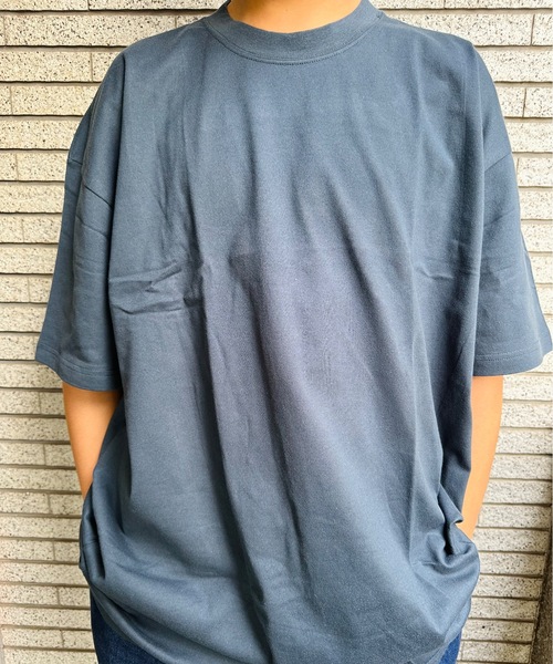 ONE DAY KMC (ワンデイケーエムシー)の「K-pro / 半袖BIG Tシャツ(Tシャツ/カットソー・メンズ・ライトグリーン/ネイビー/オレンジ/オートミール/イエロー/グリーン/ホワイト/杢グレー/ブルー/サックスブルー/ブラック/ロイヤルブルー/ピンク・XXXX-LARGE/XXX-LARGE)」の1枚目の写真
