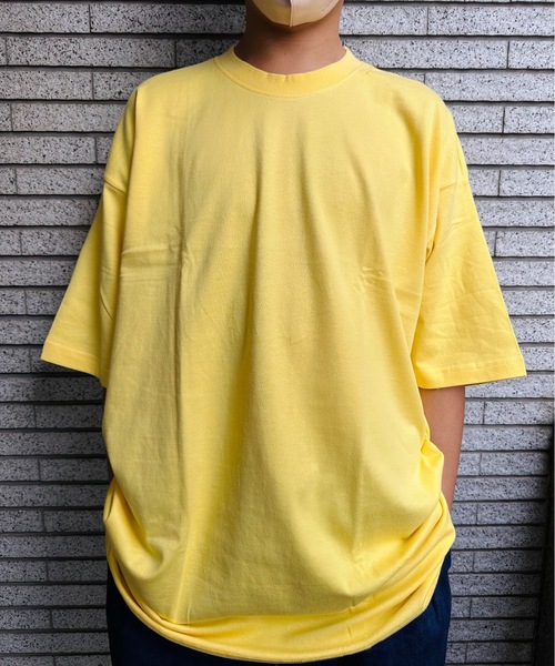 ONE DAY KMC (ワンデイケーエムシー)の「K-pro / 半袖BIG Tシャツ(Tシャツ/カットソー・メンズ・ライトグリーン/ネイビー/オレンジ/オートミール/イエロー/グリーン/ホワイト/杢グレー/ブルー/サックスブルー/ブラック/ロイヤルブルー/ピンク・XXXX-LARGE/XXX-LARGE)」の11枚目の写真