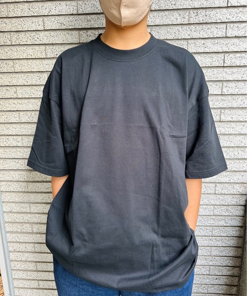 ONE DAY KMC (ワンデイケーエムシー)の「K-pro / 半袖BIG Tシャツ(Tシャツ/カットソー・メンズ・ライトグリーン/ネイビー/オレンジ/オートミール/イエロー/グリーン/ホワイト/杢グレー/ブルー/サックスブルー/ブラック/ロイヤルブルー/ピンク・XXXX-LARGE/XXX-LARGE)」の3枚目の写真