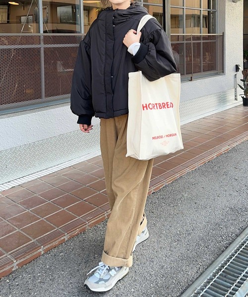 GeeRA（ジーラ）の「フェイクダウンモンスターパーカー（ダウンジャケット/コート・レディース・ブラック/ブルー/アイボリー/モカ・MEDIUM/LARGE/X-LARGE）」の14枚目の写真