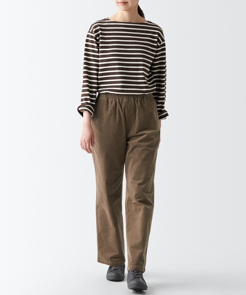 無印良品（ムジルシリョウヒン）の「コーデュロイストレートイージーパンツ（その他パンツ・レディース・スモークピンク/ダークグレー/ベージュ/アイボリー・XL/M/L/S/XXL/XS）」の21枚目の写真