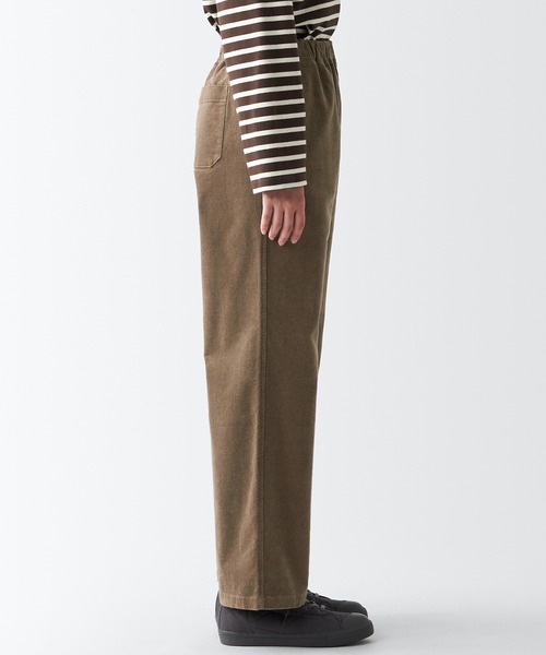 無印良品（ムジルシリョウヒン）の「コーデュロイストレートイージーパンツ（その他パンツ・レディース・スモークピンク/ダークグレー/ベージュ/アイボリー・XL/M/L/S/XXL/XS）」の22枚目の写真