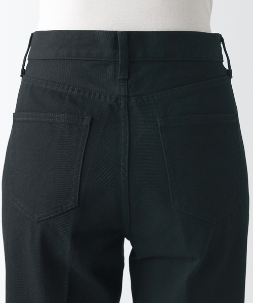 無印良品(ムジルシリョウヒン)の「バギーパンツ 股下75 黒(デニムパンツ・レディース・ブラック・26inch/23inch/27inch)」の8枚目の写真