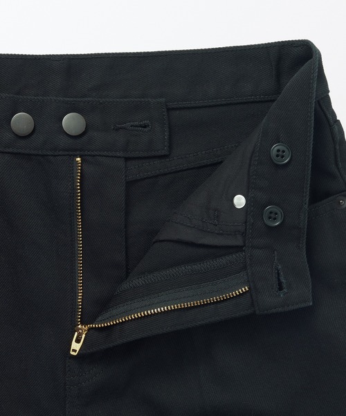 無印良品(ムジルシリョウヒン)の「バギーパンツ 股下75 黒(デニムパンツ・レディース・ブラック・26inch/23inch/27inch)」の9枚目の写真