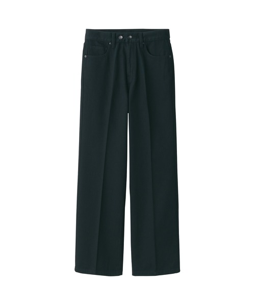 無印良品(ムジルシリョウヒン)の「バギーパンツ 股下75 黒(デニムパンツ・レディース・ブラック・26inch/23inch/27inch)」の10枚目の写真