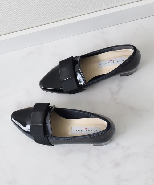 Bridget Birkin（ブリジットバーキン）の「【Bridget Birkin walk】オペラリボンヒールウォーキングパンプス(535222)（パンプス・レディース・ダークベージュ/ブラック/ブラック系その他/ベージュ・23/24.5/24/22.5/23.5）」の17枚目の写真