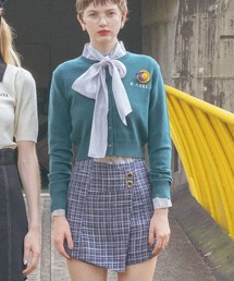 ツィードラップショートパンツ