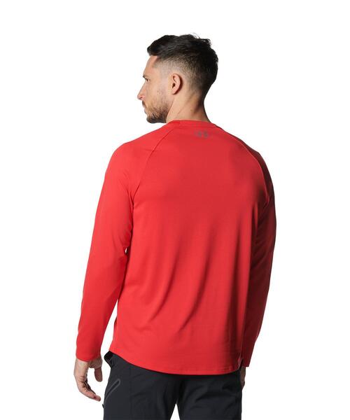 UNDER ARMOUR(アンダーアーマー)の「UAテック ロングスリーブ Tシャツ2.0(トレーニング/メンズ)(Tシャツ/カットソー・メンズ・レッド・S/XXL/L/XL/M)」の2枚目の写真