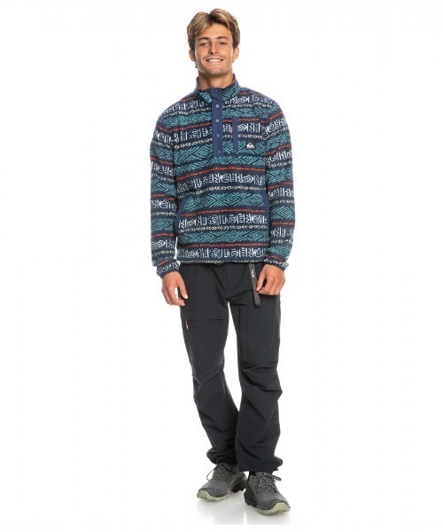 Quiksilver(クイックシルバー)の「NO DESTINATION 2 HAL/クイックシルバーワンポイントフリースジャケット(ブルゾン・メンズ・ブラック/ホワイト/グリーン/ブラック系その他・MEDIUM/X-LARGE/LARGE/SMALL)」の12枚目の写真
