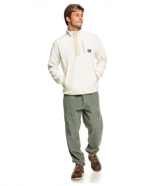 Quiksilver(クイックシルバー)の「NO DESTINATION 2 HAL/クイックシルバーワンポイントフリースジャケット(ブルゾン・メンズ・ブラック/ホワイト/グリーン/ブラック系その他・MEDIUM/X-LARGE/LARGE/SMALL)」の5枚目の写真