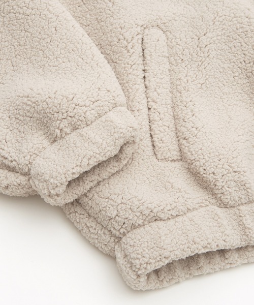 improves（インプローブス）の「【UAU】ボア フルジップ パーカー（ブルゾン・メンズ・グレイッシュベージュ/オフホワイト/ブラック・X-LARGE/LARGE/MEDIUM）」の12枚目の写真