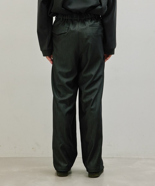 JUNRED（ジュンレッド）の「セットアップ対応 / テンセルタッチドレープワイドパンツ（デニムパンツ・メンズ・ネイビー/ブラック・S/L/M）」の11枚目の写真