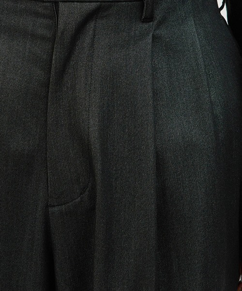 JUNRED（ジュンレッド）の「セットアップ対応 / テンセルタッチドレープワイドパンツ（デニムパンツ・メンズ・ネイビー/ブラック・S/L/M）」の15枚目の写真