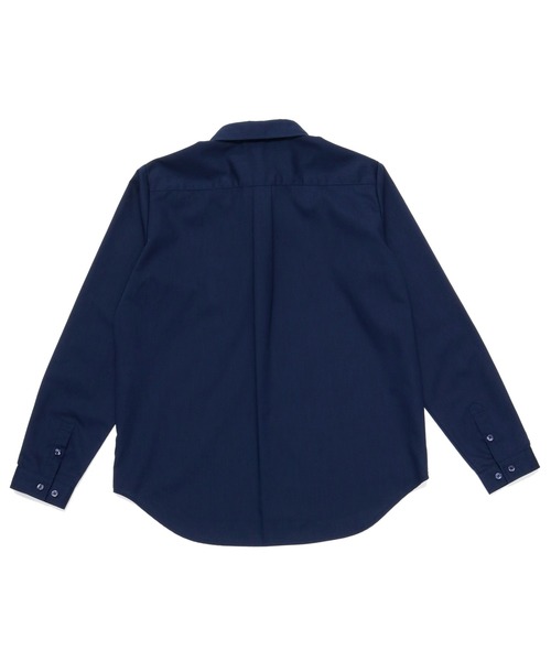 TOKYO SHIRTS(トウキョウシャツ)の「形態安定ノーアイロン レギュラーカラー 長袖ストレートベーシックシャツ(シャツ/ブラウス・レディース・ホワイト/ネイビー/ダークブルー・L/M/LL)」の17枚目の写真