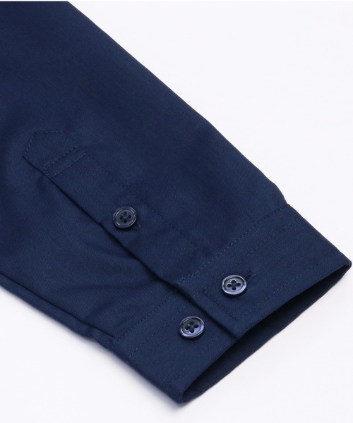 TOKYO SHIRTS(トウキョウシャツ)の「形態安定ノーアイロン レギュラーカラー 長袖ストレートベーシックシャツ(シャツ/ブラウス・レディース・ホワイト/ネイビー/ダークブルー・L/M/LL)」の18枚目の写真
