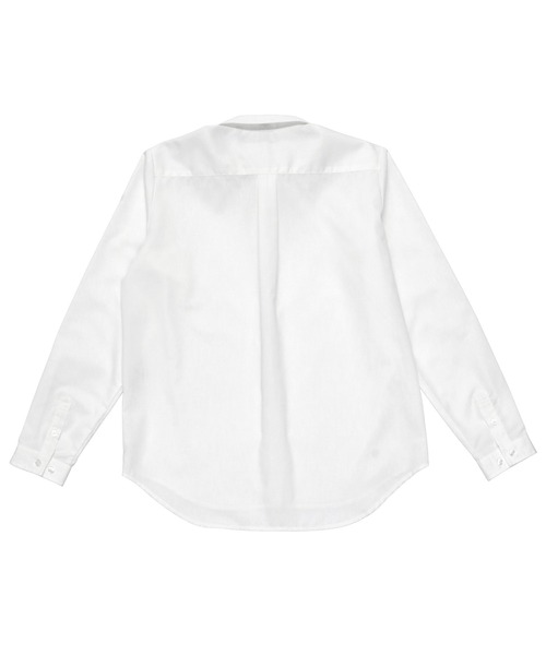 TOKYO SHIRTS(トウキョウシャツ)の「形態安定ノーアイロン レギュラーカラー 長袖ストレートベーシックシャツ(シャツ/ブラウス・レディース・ホワイト/ネイビー/ダークブルー・L/M/LL)」の13枚目の写真