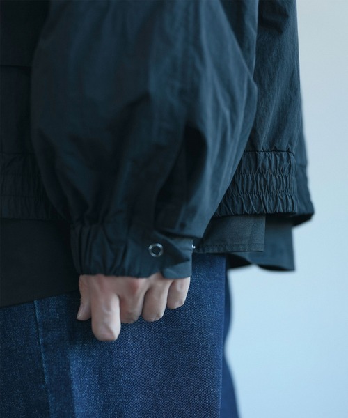 aimoha(アイモハ)の「aimoha men 2wayスタンドカラー ブルゾン(ブルゾン・メンズ・カーキ/ブラック・M/L/XL)」の4枚目の写真