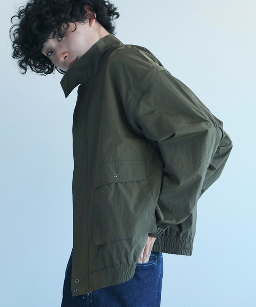 aimoha(アイモハ)の「aimoha men 2wayスタンドカラー ブルゾン(ブルゾン・メンズ・カーキ/ブラック・M/L/XL)」の18枚目の写真