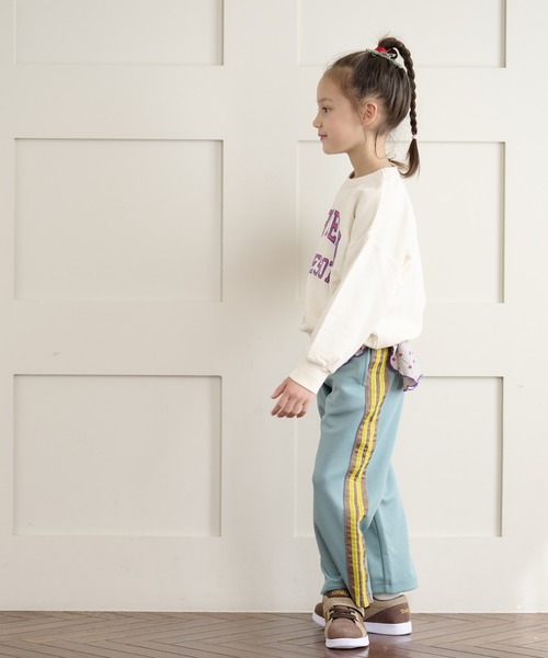 Life Support Products（ライフサポートプロダクツ）の「ウラケカレッジトレーナー（80～150cm）（スウェット・キッズ・杢グレー/エメラルド/チャコール/ブラウン/レッド/オフホワイト・100/110/120/130/140/95/150/80/90）」の20枚目の写真