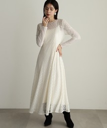JILL STUART | ◆ソフトケミカルレースワンピース(ワンピース)