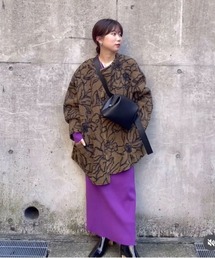 Ameri（アメリ）の「REVERSIBLE FAKE BOA MIDI COAT（ムートン