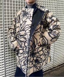 最安値ameri REVERSIBLE FAKE BOA MIDI COAT