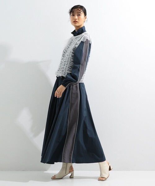 Ray BEAMS(レイビームス)の「Ray BEAMS / パイピング トラック ジャケット(ブルゾン・レディース・ネイビー/オフホワイト・0/1)」の21枚目の写真