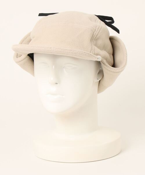 SUPERTHANKS（スーパーサンクス）の「/SUPER THANKS/Boa Flight Cap（キャップ・メンズ・ブラック/グレー/オフホワイト/オリーブ・FREE）」の2枚目の写真