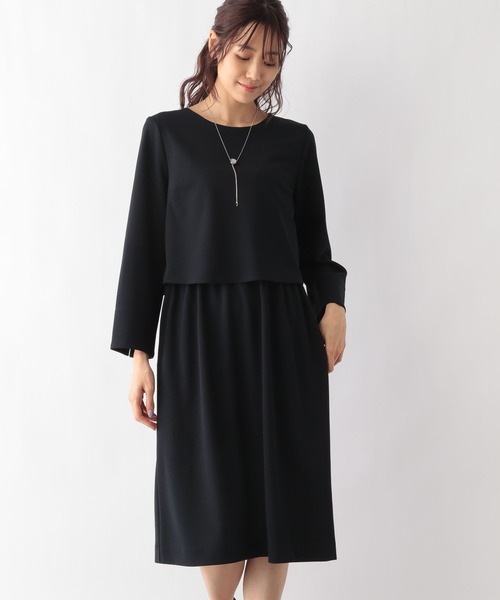 タグ付き HIROKO BIS ストレッチドッキングワンピース セール】スゴラクストレッチドッキングワンピース/970904