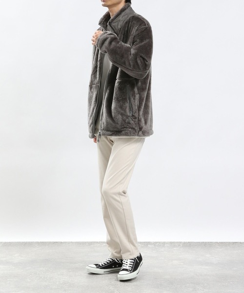 GLOBAL WORK Smile Seed Store（グローバルワーク スマイルシードストア）の「防風ボアブルゾン/973438（ブルゾン・メンズ・杢グレー/ブラック/アイボリー・MEDIUM/X-LARGE/LARGE/SMALL）」の8枚目の写真