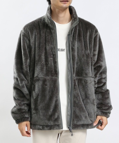 GLOBAL WORK Smile Seed Store（グローバルワーク スマイルシードストア）の「防風ボアブルゾン/973438（ブルゾン・メンズ・杢グレー/ブラック/アイボリー・MEDIUM/X-LARGE/LARGE/SMALL）」の9枚目の写真