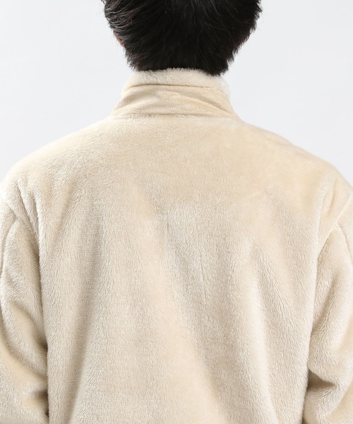 GLOBAL WORK Smile Seed Store（グローバルワーク スマイルシードストア）の「防風ボアブルゾン/973438（ブルゾン・メンズ・杢グレー/ブラック/アイボリー・MEDIUM/X-LARGE/LARGE/SMALL）」の17枚目の写真