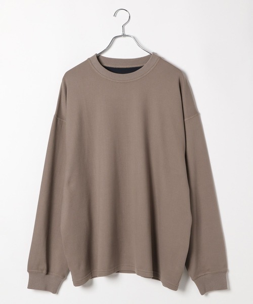 niko and...（ニコアンド）の「起毛リバーシブルクループルオーバー（その他トップス・メンズ・ブラック/ベージュ/オフホワイト・MEDIUM/LARGE）」の22枚目の写真