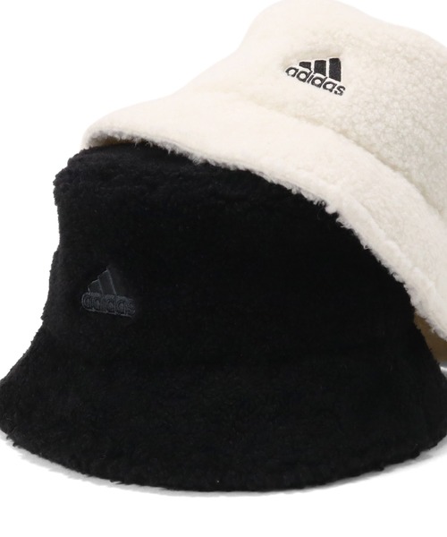 adidas（アディダス）の「アディダス バケットハット 帽子 ボア ONSPOTZ別注（ハット・メンズ・ブラック/ホワイト・XL/L）」の4枚目の写真
