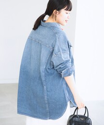 Healthy Denim ダークデニムシャツ サイズ0 B:MING LIFE STORE by BEAMS｜Healthy DENIM / Almond オーバー