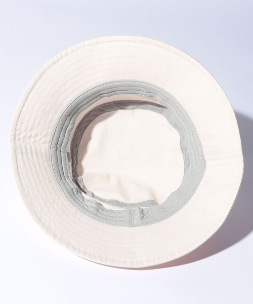 FRUIT OF THE LOOM(フルーツオブザルーム)の「LOGO BUCKET HAT / バケット / ハット / カジュアル / ユニセックス / ワンポイント / シンプル(ハット・メンズ・ブラック/サックスブルー/ピンク/オフホワイト/ベージュ・FREE)」の9枚目の写真