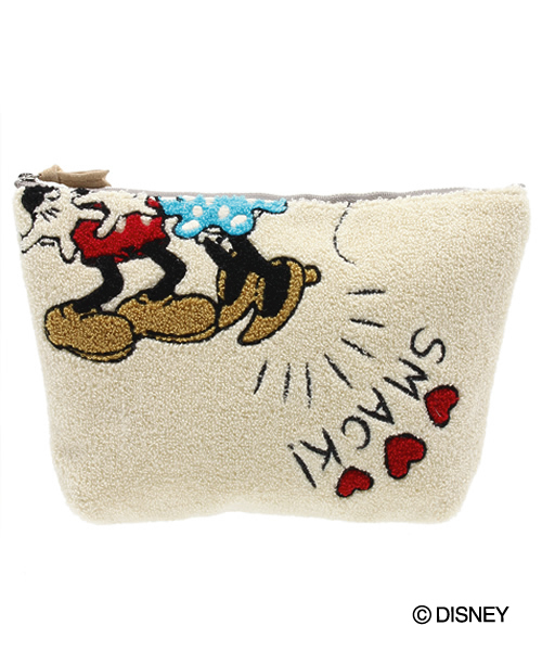 ACCOMMODE(アコモデ)の「【Accommode】DISNEY SAGARA POUCH(ポーチ・レディース・アイボリー/グレー/レッド/ピンク/ブルー/グリーン/グレー系その他/ピンク系その他/ダークグレー/サーモンピンク/ネイビー/カーキ/イエロー・FREE)」の2枚目の写真